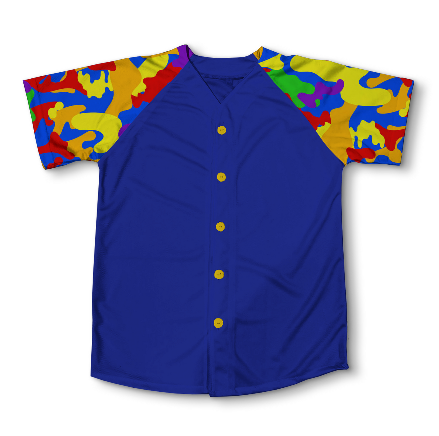 Jersey casaca baseball camuflaje Lgbt Love Is Love Gay Rainbow Orgullo