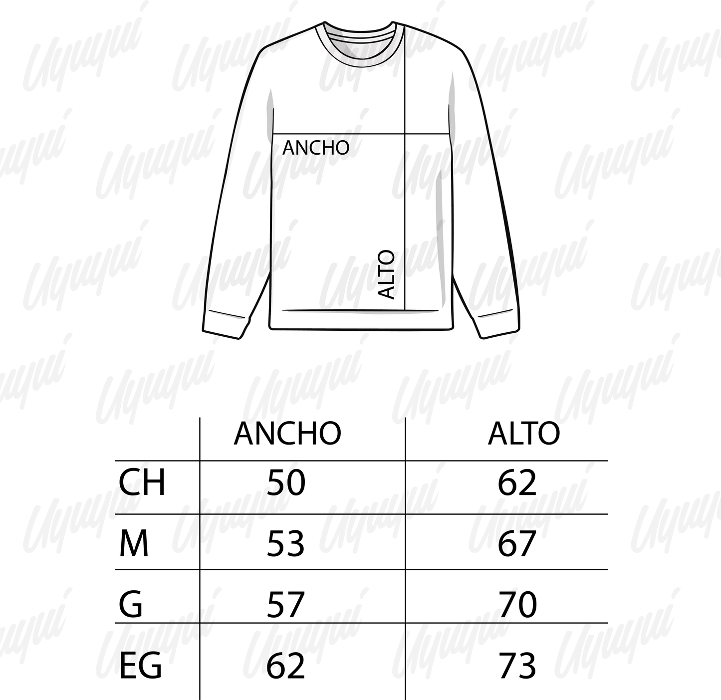 Sudadera cuello redondo calavera estampada