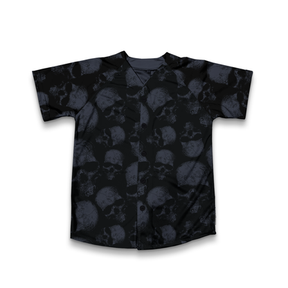 Jersey beisbolero skull calaveras full print