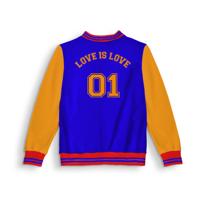 chamarra universitaria pride lgbt colores