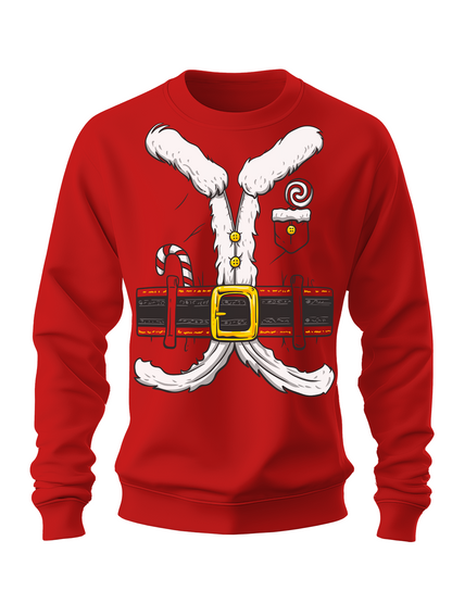 Sudadera cuello redondo santa claus