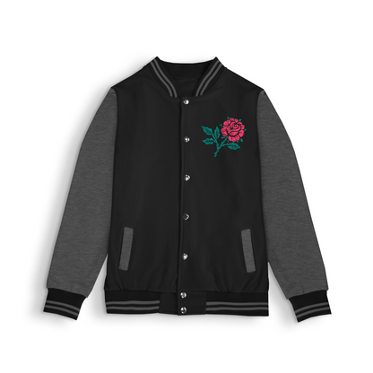 Chamarra Universitaria Calaveras Y Rosas