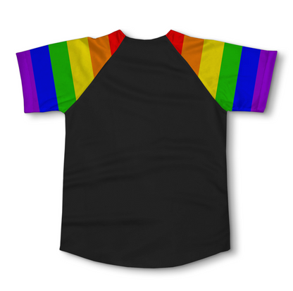 Jersey casaca baseball Lgbt saludo Gay Rainbow Orgullo