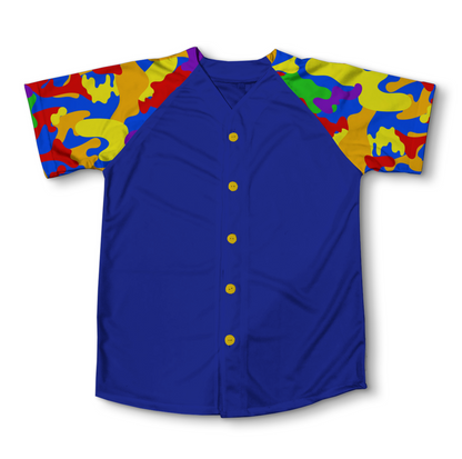 Jersey casaca baseball camuflaje Lgbt Love Is Love Gay Rainbow Orgullo