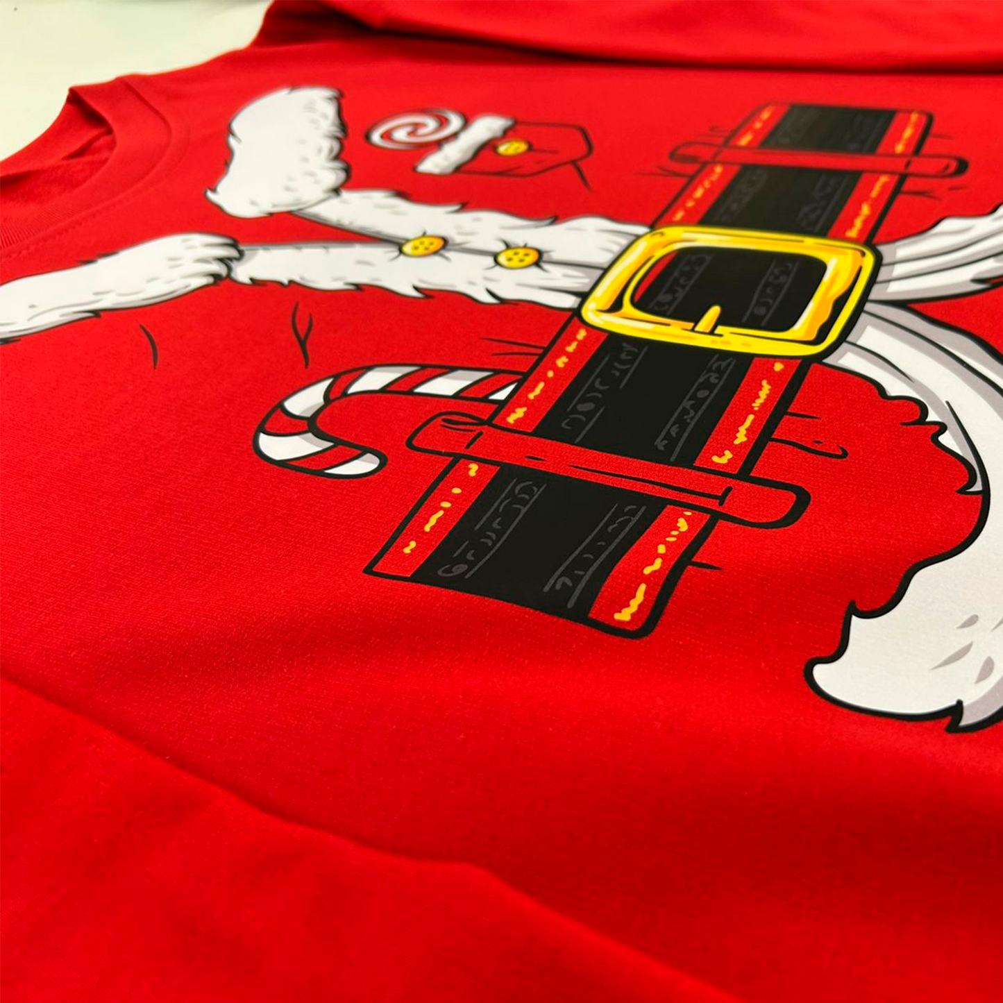 Sudadera cuello redondo santa claus