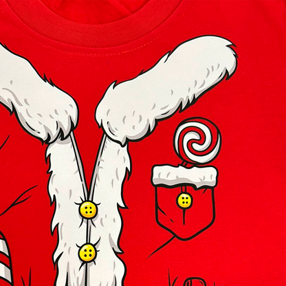 Sudadera cuello redondo santa claus