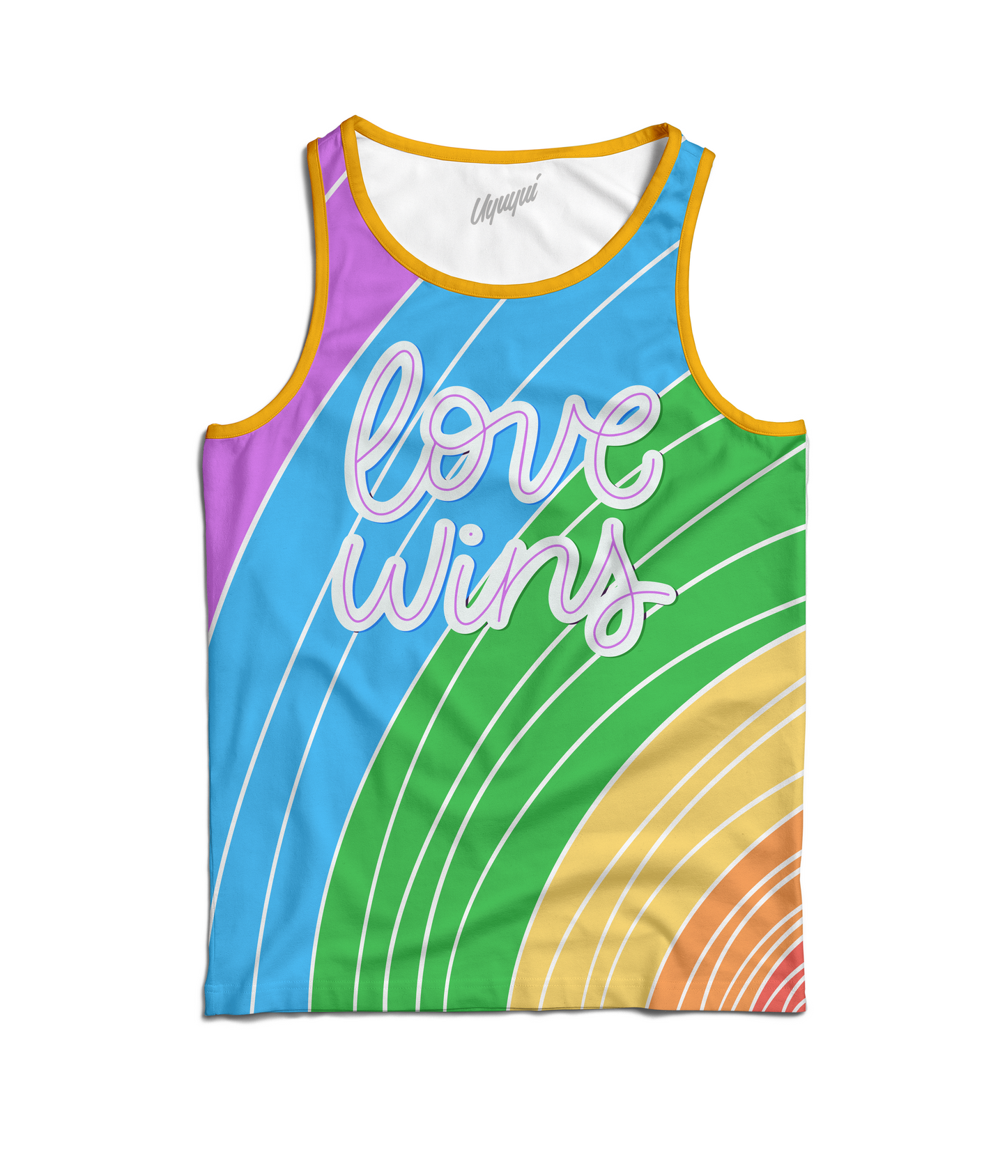 Camiseta sin mangas gym lgbt pride artcoiris colores