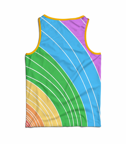 Camiseta sin mangas gym lgbt pride artcoiris colores