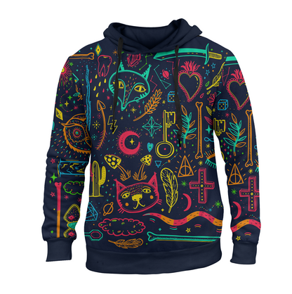 Sudadera Estampado Azteca