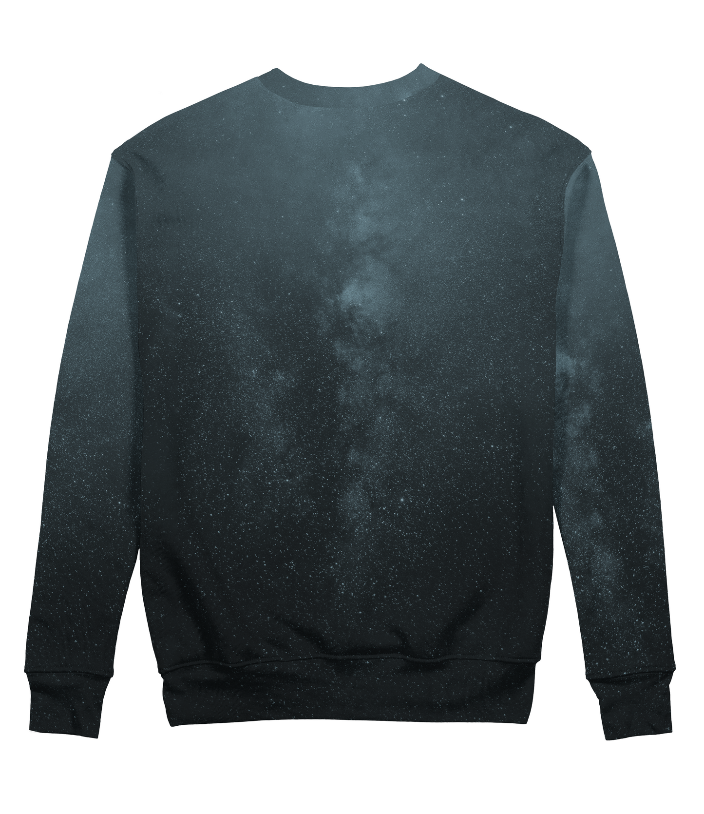 Sudadera Cuello Redondo yin yang luna galaxia estrellas